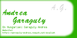 andrea garaguly business card